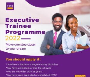FCMB Graduate Executive Trainee Recruitment
