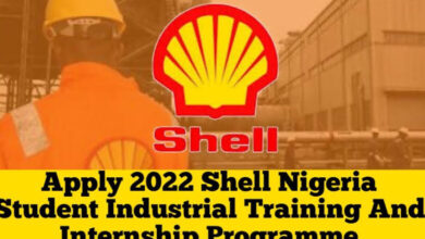 Shell Nigeria Student Industrial Training and Internship
