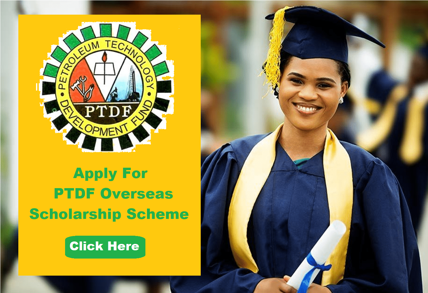 PTDF Overseas Postgraduate Scholarship Scheme 2023/2024 Fully Funded